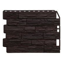 Фасадная панель FineBer Скол, Тёмно-коричневый