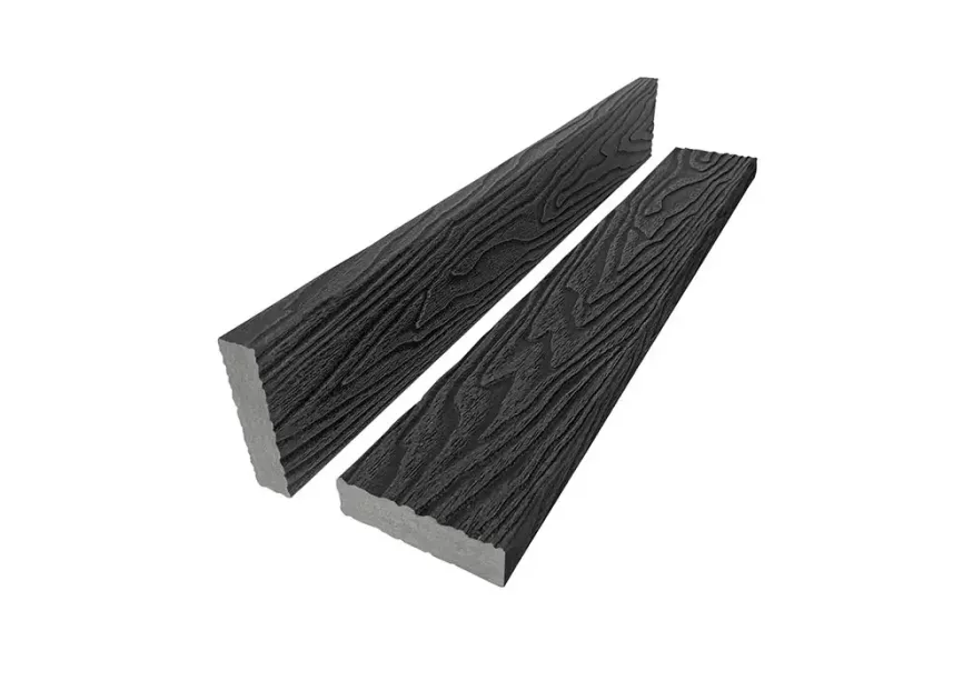 Брус лавочный 3D-тиснение 20×80 — Графит купить в Красноярске