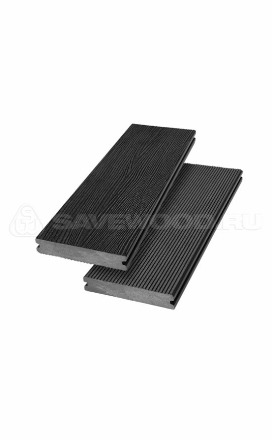 Террасная доска ДПК SaveWood, SW Abies (R), Черный купить в Красноярске