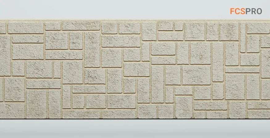 Фиброцементные панели FCS Simple АА5 (под камень) купить в Красноярске