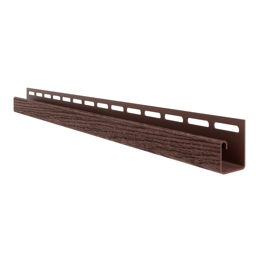 Планка J-профиль Технониколь Фактур, Орех купить в Красноярске