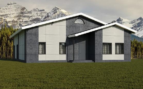Фиброцементный сайдинг Roofas Board Stone Цвет Графит купить в Красноярске