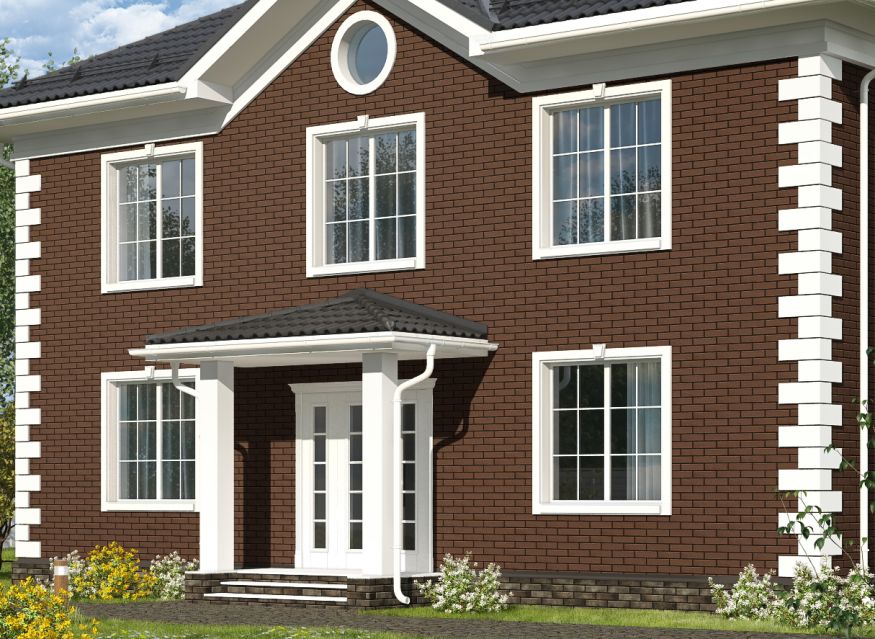 Фасадные термопанели Аляска серия Элевация 16. Braun rustik купить в Красноярске