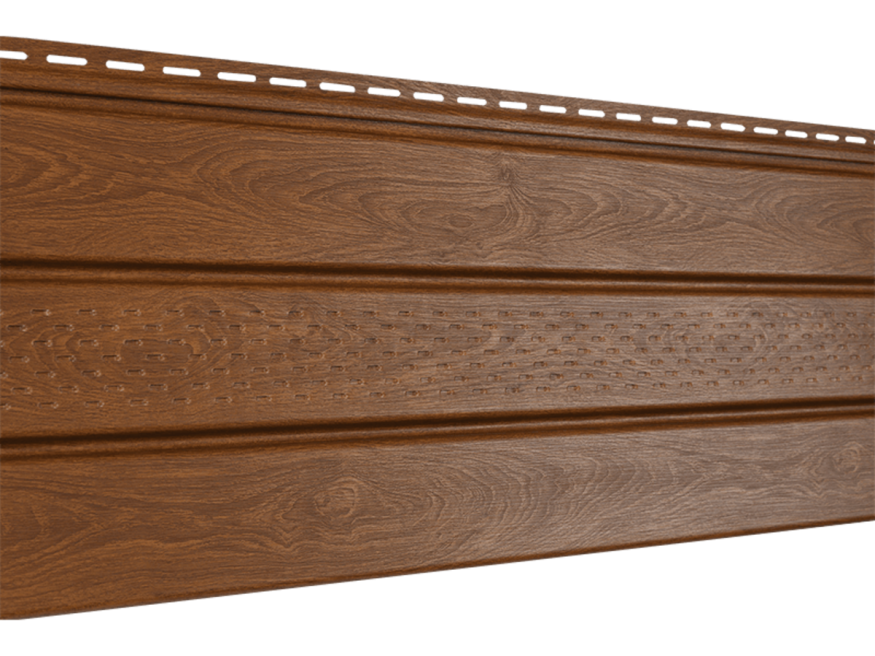 Софит PRO под дерево, Ю-пласт, Золотой дуб (с частичной перфорацией) купить в Красноярске