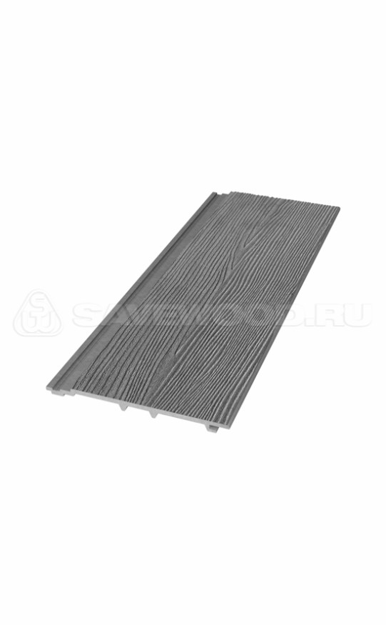 Сайдинг из ДПК SaveWood, SW Cedrus (R), Пепельный купить в Красноярске