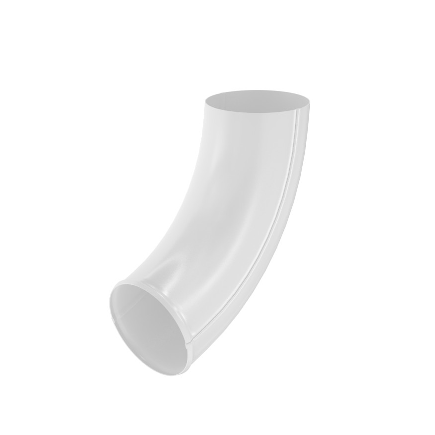 Отвод трубы Aquasystem, PU MATT, RAL 9003 Белый 150/100 купить в Красноярске
