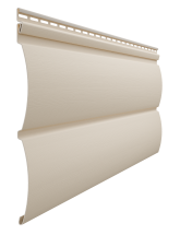 Виниловый сайдинг Docke, Блок-Хаус D4.7T, Сливки