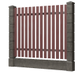 Заборная доска GRINDERDECO, ДПК, шлифованный мербау. купить в Красноярске