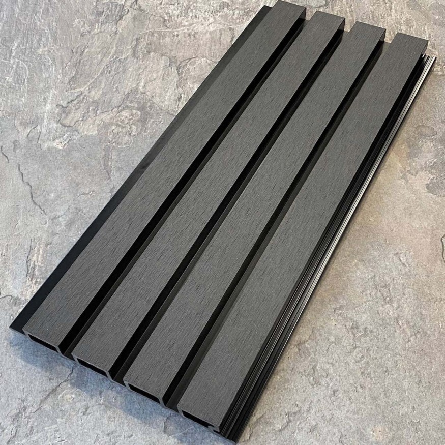 Фасадная реечная панель EasyDecking, Wood-X, Черное дерево купить в Красноярске