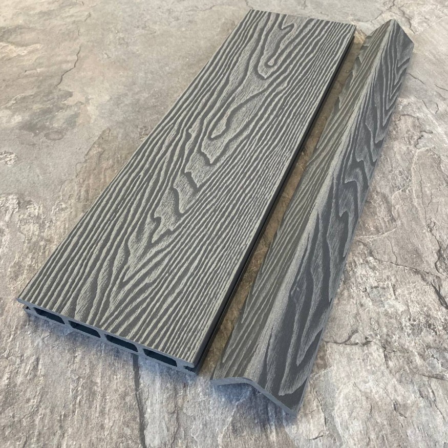 Террасная доска ДПК EasyDecking, Wood-X, Серый купить в Красноярске