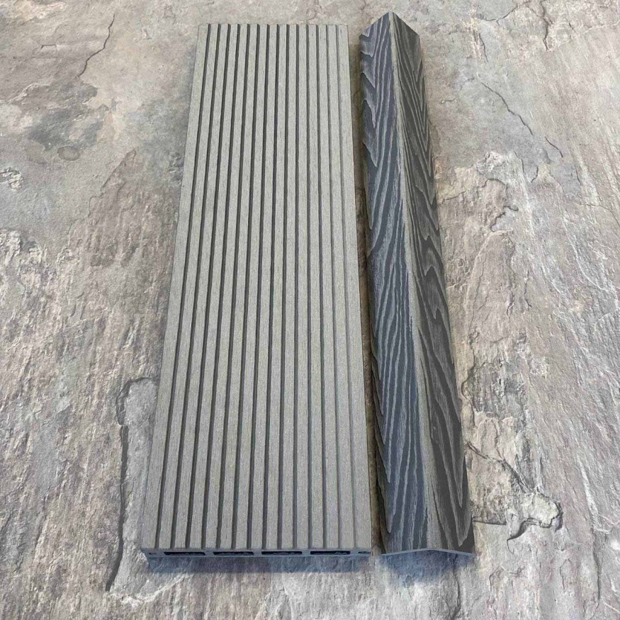 Террасная доска ДПК EasyDecking, Wood-X, Серый купить в Красноярске