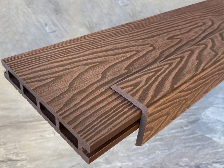 Террасная доска ДПК EasyDecking, Wood-X, Коричневый купить в Красноярске