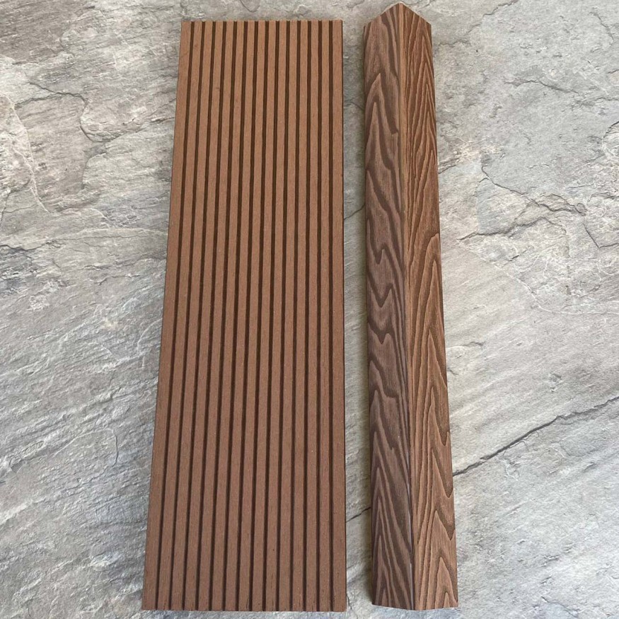Террасная доска ДПК EasyDecking, Wood-X, Коричневый купить в Красноярске