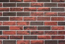Фасадная плитка Кирисс Фасад, Гладкий кирпич с фаской и расшивкой шва №41