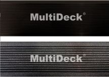 Террасная доска из ДПК MultiDeck Черный бархатный оттенок
