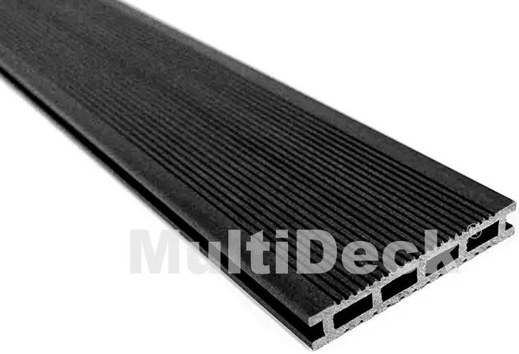 Террасная доска из ДПК MultiDeck Черный бархатный оттенок купить в Красноярске