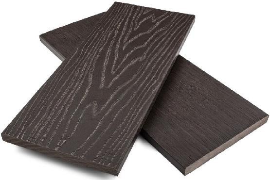 Полнотелая заборная доска ДПК NanoWood цвета Венге купить в Красноярске