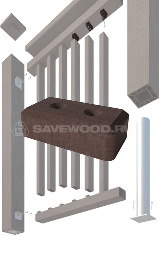 Крепление балясины Savewood купить в Красноярске