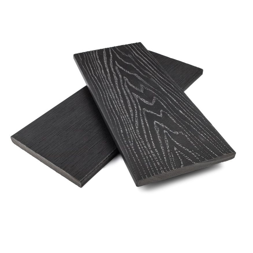 Заборная доска (планкен) ДПК NanoWood Nature 3D Антрацит купить в Красноярске