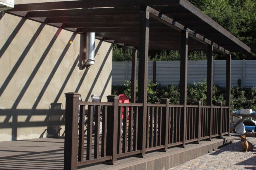 Комплект ограждения Holzhof Венге купить в Красноярске