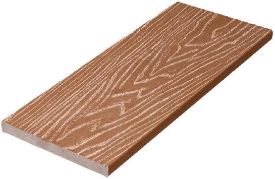Полнотелая заборная доска ДПК NanoWood цвета Орех купить в Красноярске