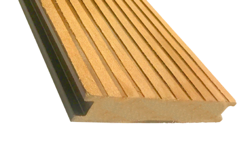 Террасная доска ECODECKING Premium в желтом цвете из ДПК купить в Красноярске