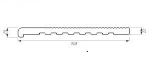 Ступени из ДПК WOODVEX Select Графит купить в Красноярске