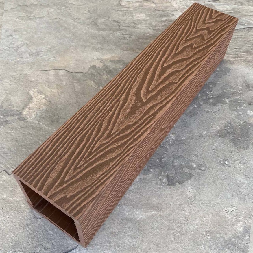 Столб для ограждения из ДПК EasyDecking, Wood-X, Коричневый купить в Красноярске