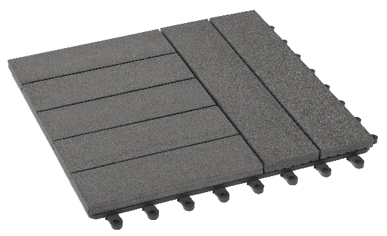 Модульный паркет ДПК GRINDERDECO Комфорт 4 Цвет серый базальт купить в Красноярске