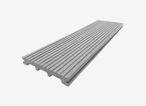 Террасная доска из ДПК RusDecking Unodeck Titanio - Цвет Серый купить в Красноярске