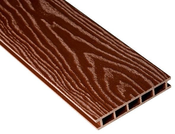 Террасная доска Faynag Premium ACERO 3D в цвете Шоколад из ДПК купить в Красноярске
