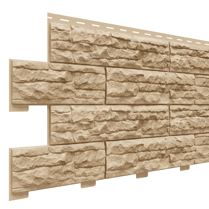 Фасадные панели Доломит, Скалистый риф Премиум, Умбра купить в Красноярске