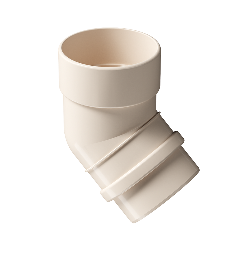 Колено водосточное 45˚ Docke Lux, Латте купить в Красноярске