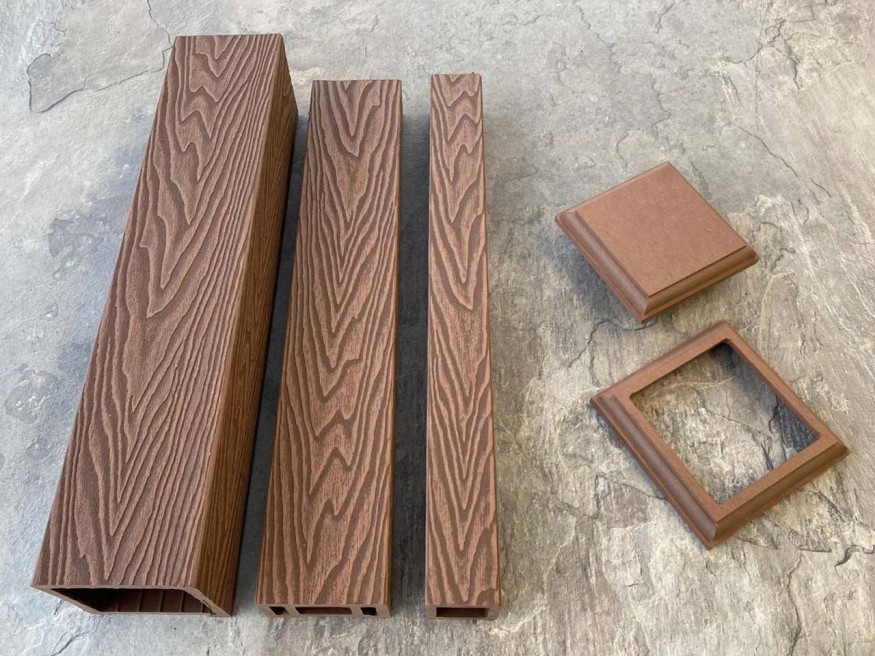 Перила для ограждений из ДПК EasyDecking, Wood-X, Коричневый купить в Красноярске