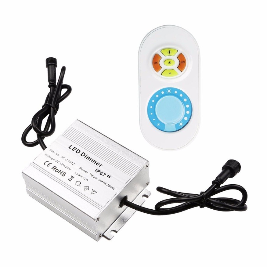 LED Диммер IP67 с дистанционным управлением до 60W Woodvex купить в Красноярске