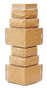 Угол T-Сайдинг, Дикий Камень Бежевый купить в Красноярске