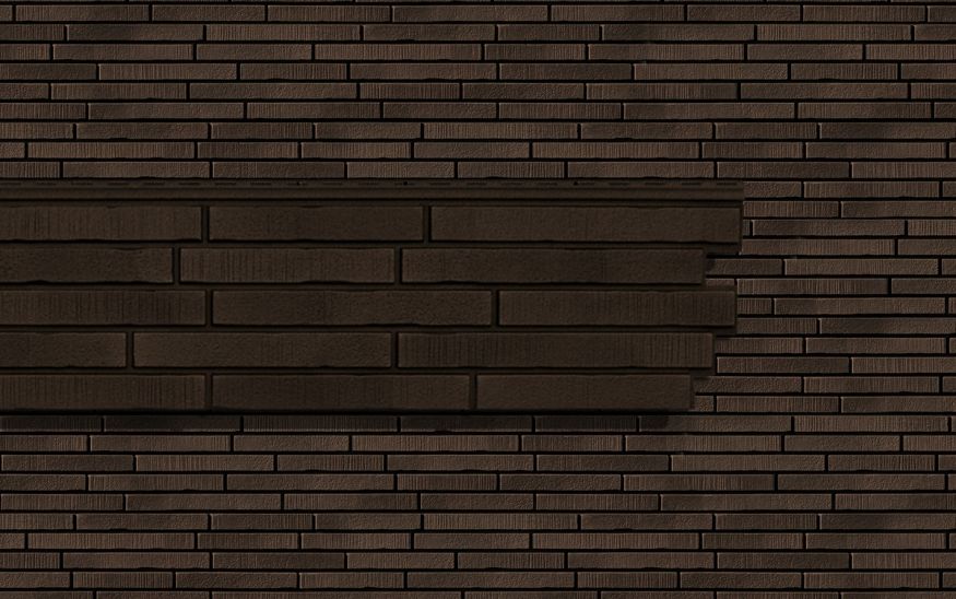 Фасадная панель Ю-Пласт Стоун Хаус S-Lock Ригельный кирпич, Мокко купить в Красноярске