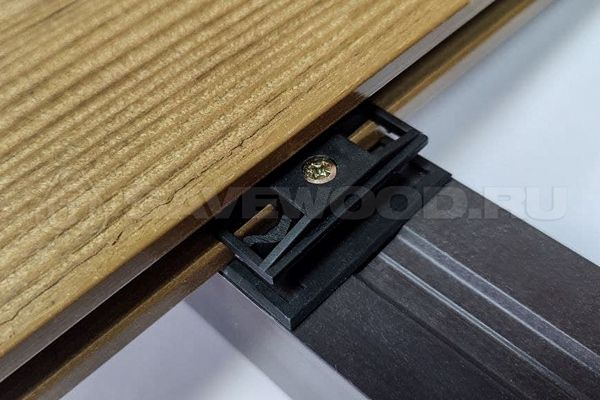 Кляммер для террасной доски пластиковый Savewood купить в Красноярске
