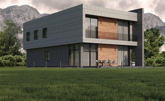 Фиброцементный сайдинг Roofas COLOR Line Светло-серый купить в Красноярске