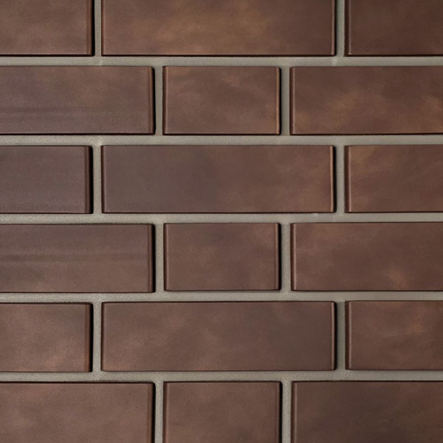 Фасадная панель FineBer, Кирпич облицовочный 3D, Керамический-чёрный купить в Красноярске