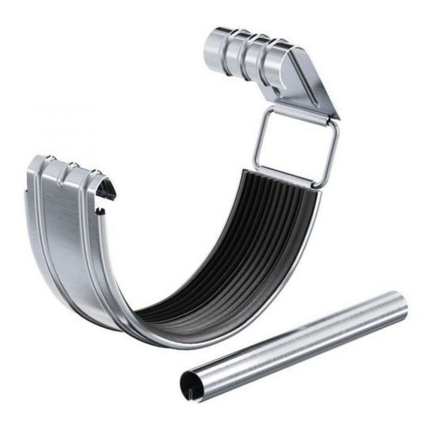 Соединитель желоба с резиновым уплотнителем Aquasystem, оцинкованный, 150/100 мм купить в Красноярске