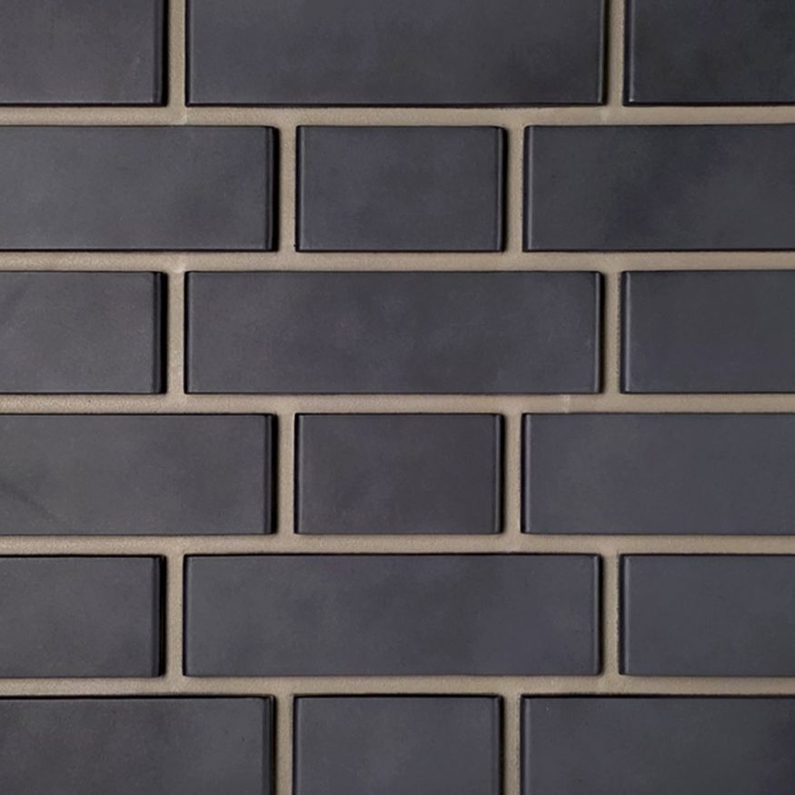 Фасадная панель FineBer, Кирпич облицовочный 3D, Мокрый асфальт купить в Красноярске