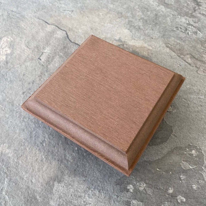 Крышка столба для ДПК ограждений EasyDecking, Wood-X, Коричневый купить в Красноярске