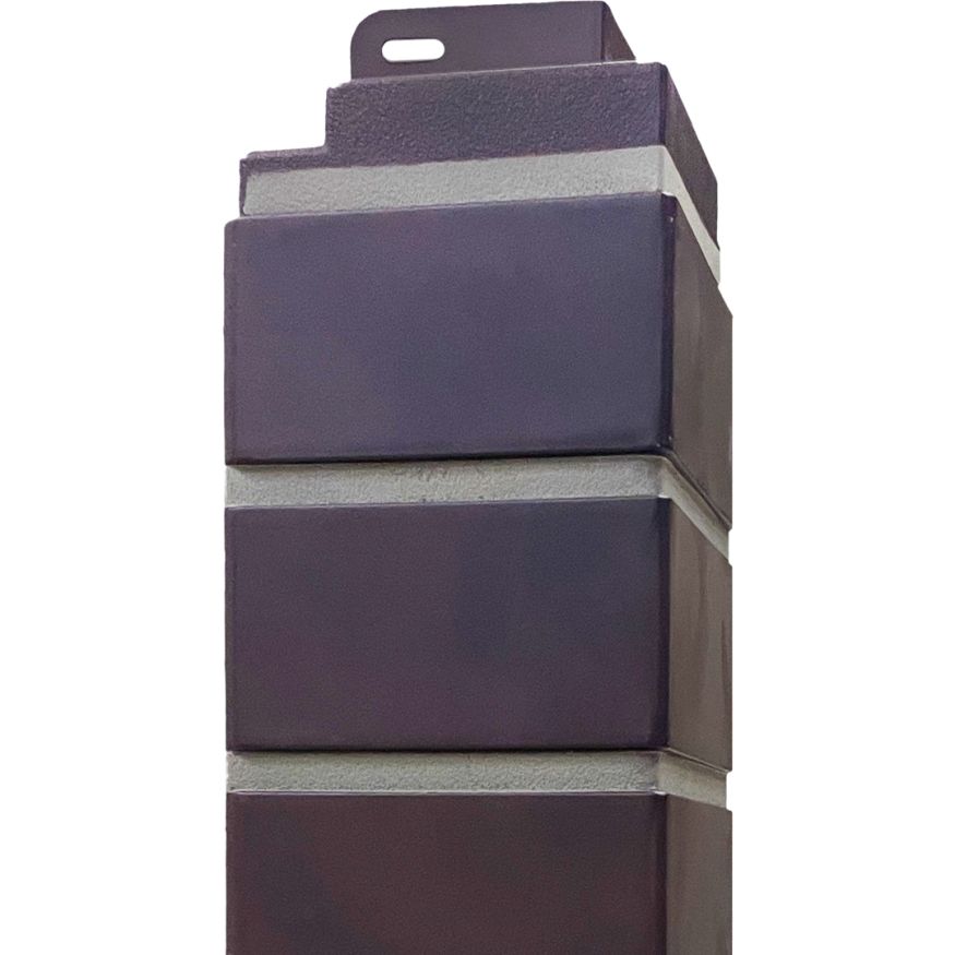 Угол наружный Кирпич облицовочный 3D, Коричнево-чёрный купить в Красноярске