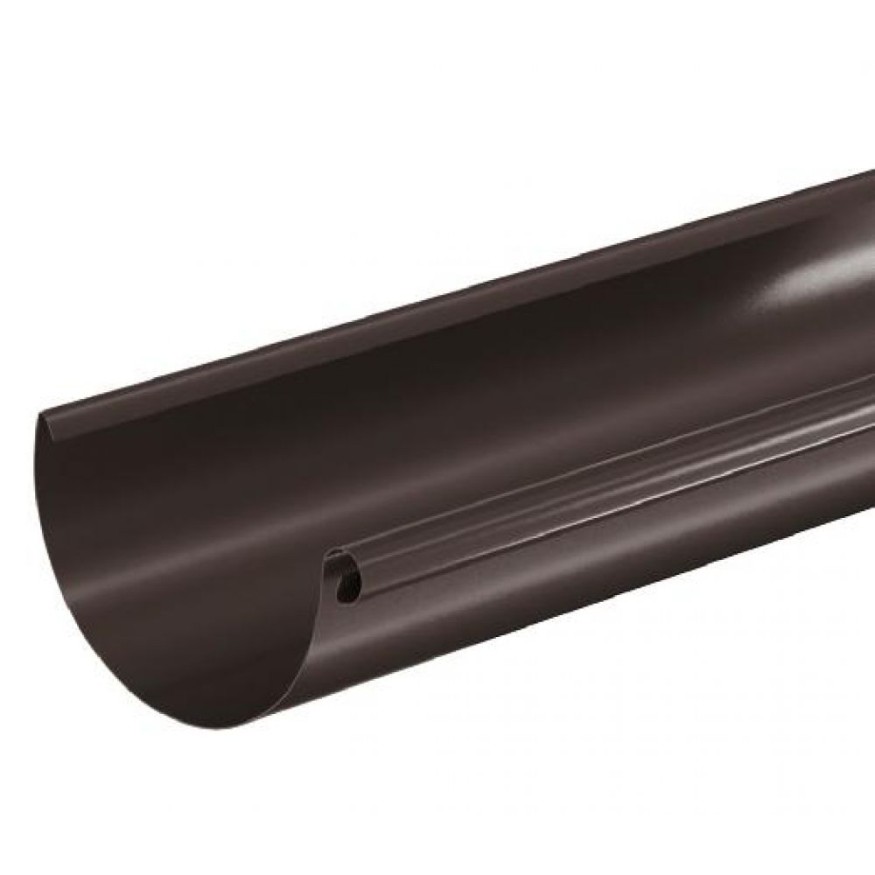 Водосточный желоб Aquasystem RR 32, тёмно-коричневый, 3.00 м, 125/90 купить в Красноярске