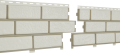 Фасадные панели Ю-Пласт, Стоун Хаус Кирпич, Белый с декорированным швом купить в Красноярске