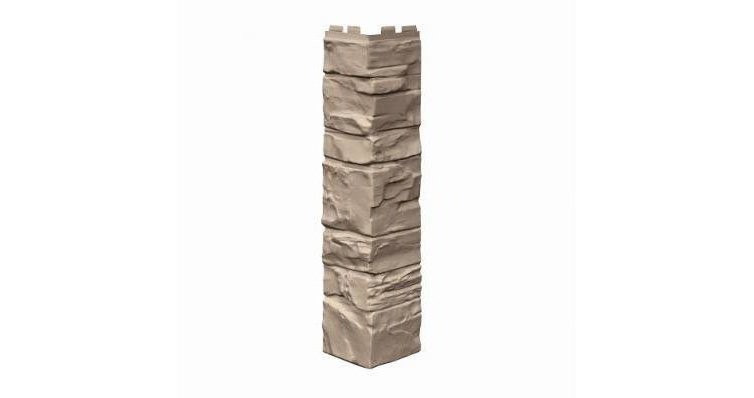 Угол наружный VOX Solid Stone Lazio светлая глина камень купить в Красноярске