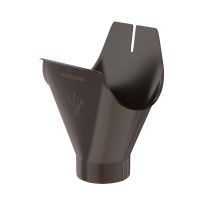 Воронка желоба Aquasystem, PU MATT, RAL 8017 Темно Коричневый 150/100