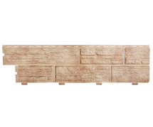 Формованный сайдинг Альта Профиль Сланцевая порода, Бежевый