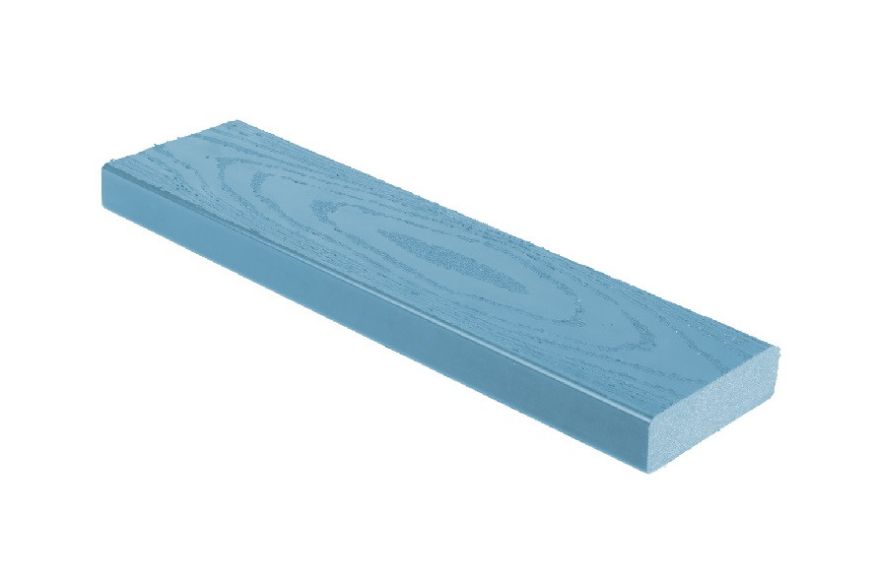 Лавочный брус ДПК АЙ-ТЕХПЛАСТ синего цвета купить в Красноярске